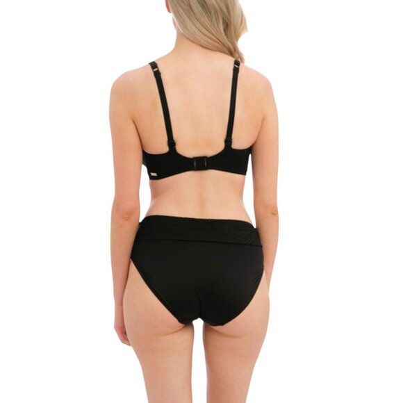 NWT Women's FANTASIE Ottawa High-Waist Bikini Bottoms Black | Size L - Picture 2 of 12